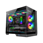 Ant Esports Crystal X4 Mid-Tower Gaming Cabinet – Dual Chamber, - Image 3