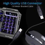 Zebronics Transformer Gaming Keyboard & Mouse Combo – Metal Body - Image 3