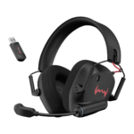 daWg HeadBug G60 Wireless Gaming Headphones with BT & Dongle (Red) - Image 3