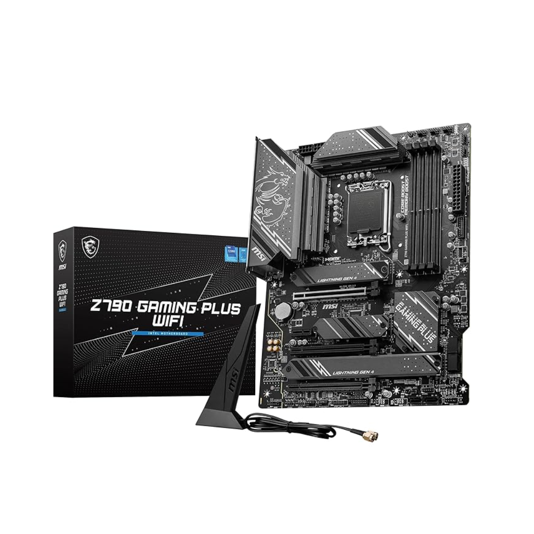 MSI Z790 Gaming Plus Wi‑Fi MSI Z790 Gaming Plus WiFi ATX Motherboard – DDR5 7200MHz OC, PCIe 5.0 - Image 1