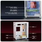 daWg V Series 211 Mid-Tower Gaming Cabinet (White) – Sleek Design with Superior Storage - Image 3
