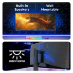 ZEBRONICS ZEB-N34A 34” Ultrawide Curved Gaming Monitor (180Hz) - Image 3