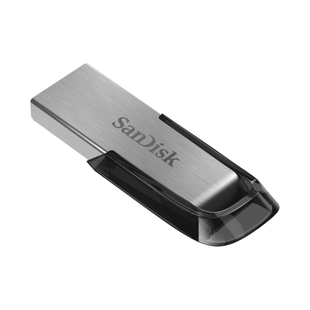 USB Devices (1) SanDisk Ultra Flair 128GB USB 3.0 Flash Drive – Fast, Durable & Stylish (Black) - Image 1